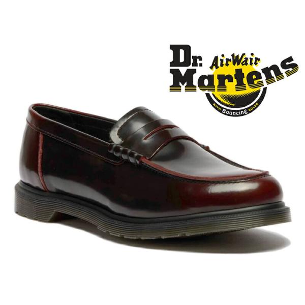 ドクターマーチン メイフェア ローファー チェリーレッド 赤 メンズ レザーシューズ Dr.Mart...