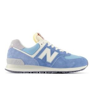 【2024年春夏新作】ニューバランス スニーカー 574 ブルー 青 レディース メンズ スエード メッシュ NEW BALANCE U574 RCA BLUE【国内正規品】｜hi-fine