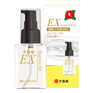 大島椿 EXエッセンスオイル 椿油 ヘアオイル マルチオイル 髪 頭皮 全身 無香料 精製ツバキ油100% 洗い流さないトリートメント 40mL｜hi-ka-ri-store