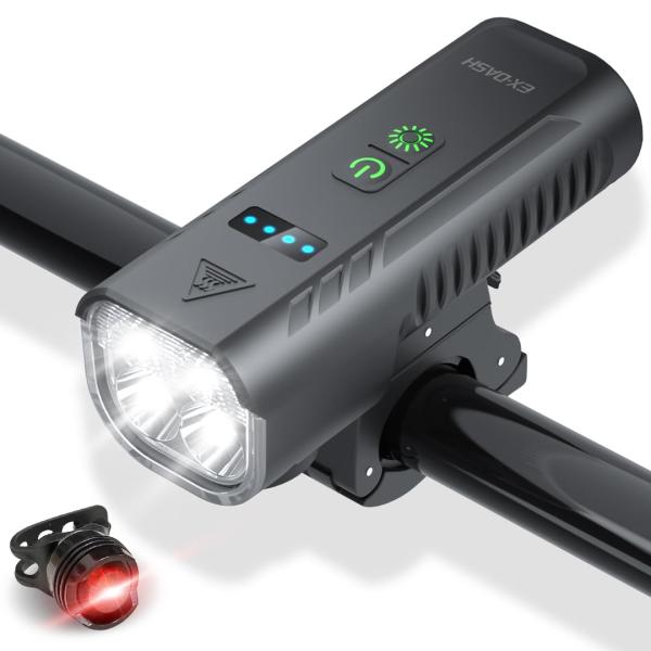 自転車 ライト 【1400ルーメン &amp; 15種類のライト】 自転車ヘッドライト USB充電式 580...