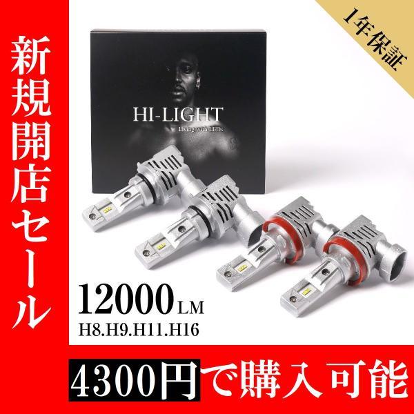 【HI-LIGHT】 ティーダ ラティオ C11系 H16.9~H24.10 LEDフォグランプ H...