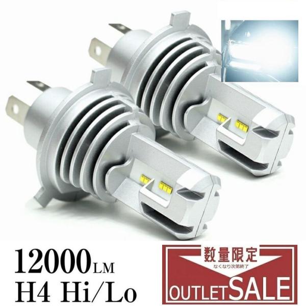 「公式」 ワゴンR MH34S LEDバルブ ヘッドライト LED H4 バルブ ロー ハイビーム ...