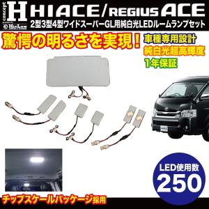 ハイエース Hi&Low conceptH 超高輝度純白光LEDハイエースワイドワゴン
