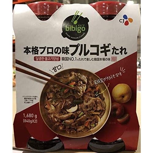 CJコープ プルコギ韓国風焼肉のタレ 840g×2本セット