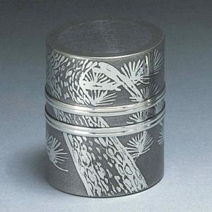 大阪錫器 乾茂號造 茶道具大阪錫器 乾茂號造/本錫製 茶器揃 ギフト 未