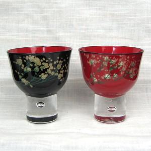 赤漆塗り3段盃　骨董品 qtarou_10003443