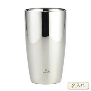 磨き屋シンジケート / ２重ビアタンブラー370ml ( 名入れ メッセージ 名前入り )  ネーム 彫刻 ビールグラス ステンレス｜hi-select