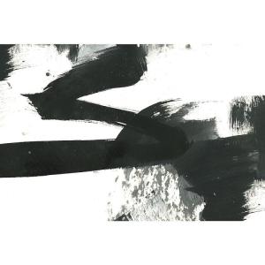 ( アートパネル ) Art Panel T30 Gallery Black and white paint stroke texture｜hi-select