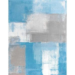 ( アートパネル ) Art Panel T30 Gallery Grey and Blue Absract Art Painting｜hi-select