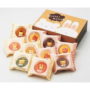アニマルドーナツ10個 お菓子 プレゼント お返し かわいい 出産祝い｜hi-select