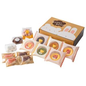 アニマルドーナツ＆焼菓子セットB お菓子 プレゼント お返し かわいい 出産祝い｜hi-select