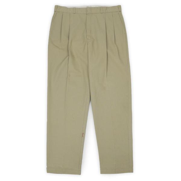 ディッキーズ Dickies 90s 2タック ワークパンツ USA製 アメリカ製 TCツイル ビン...