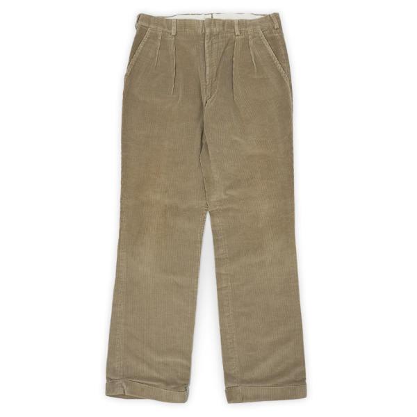 エルエルビーン L.L.Bean 80s 2タック 太畝コーデュロイパンツ USA製 TALONジッ...