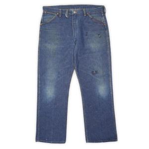 ラングラー Wrangler 60s 13MWZ デニムパンツ 斜めベル グリッパー GRIPPER ZIPPER 11MWZ (8630) インディゴブルー W38 L30
