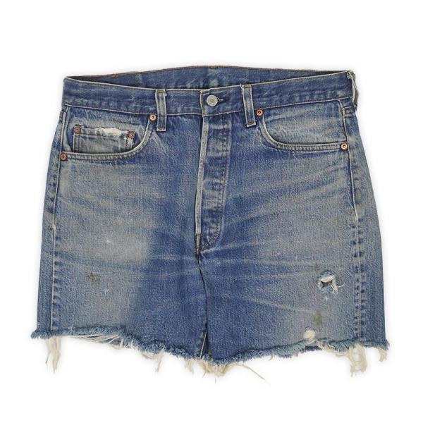 リーバイス Levi's 80s 501 カットオフ デニムショーツ 赤耳 USA製 オリジナル ヴ...