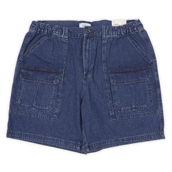デッドストック 未使用 00s Croft &amp; Barrow デニム ブッシュショーツ USA ヴィ...