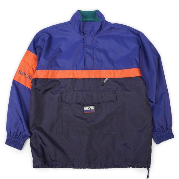 IZOD SPORT 90's プルオーバー ナイロンジャケット アノラック テック 珍品 ヴィンテ...