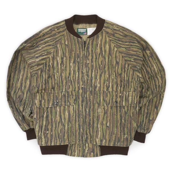 80s SAFTBAK コットンブルゾン 迷彩 TREBARK トレバーク USA製 ヴィンテージ ...