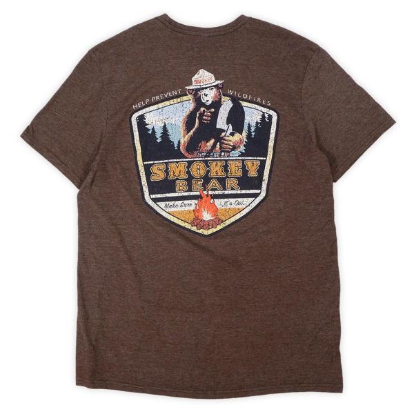 スモーキーベアー SMOKEY BEAR 00&apos;s 両面プリントTシャツ キャラクター 熊 半袖 U...