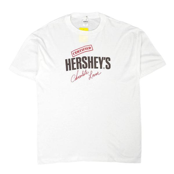 ハーシーズ HERSHEY'S 80s 80年代 企業ロゴ プリントTシャツ チョコレート USA製...