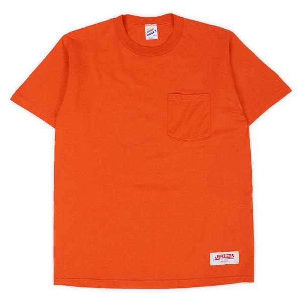 ジャージーズ JERZEES 90s 90年代 ポケットTシャツ USA製 アメリカ製 シングルステ...