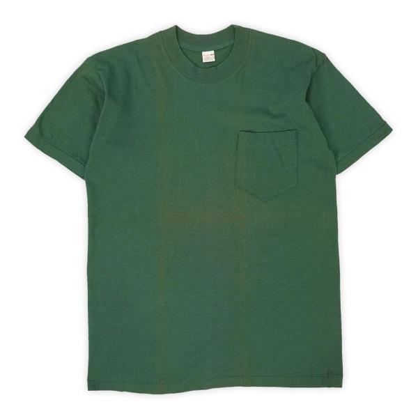 デッドストック 70s Pocket Polo ポケットTシャツ ポケT ブランク シングルステッチ...