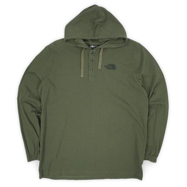 ノースフェイス THE NORTH FACE 00s フーディーカットソー ヘンリーネック パーカー...