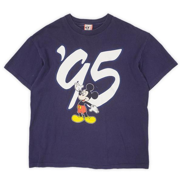 ディズニー Disney ミッキーマウス 90s 両面プリントTシャツ USA製 アメリカ製 シング...