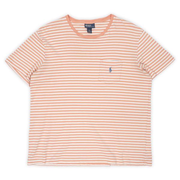 ポロラルフローレン POLO RALPH LAUREN 00s ボーダーTシャツ ポケT 半袖 ロゴ...