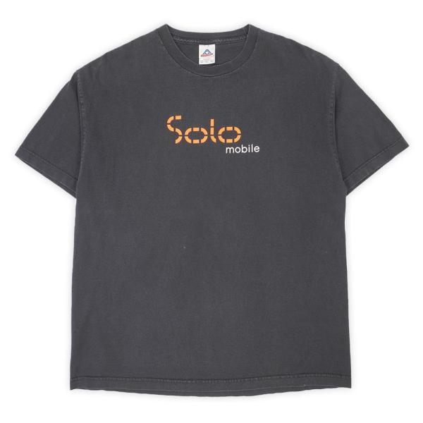 ソロモバイル Solo mobile 00s 企業ロゴ プリントTシャツ AAA ALSTYLE 旧...