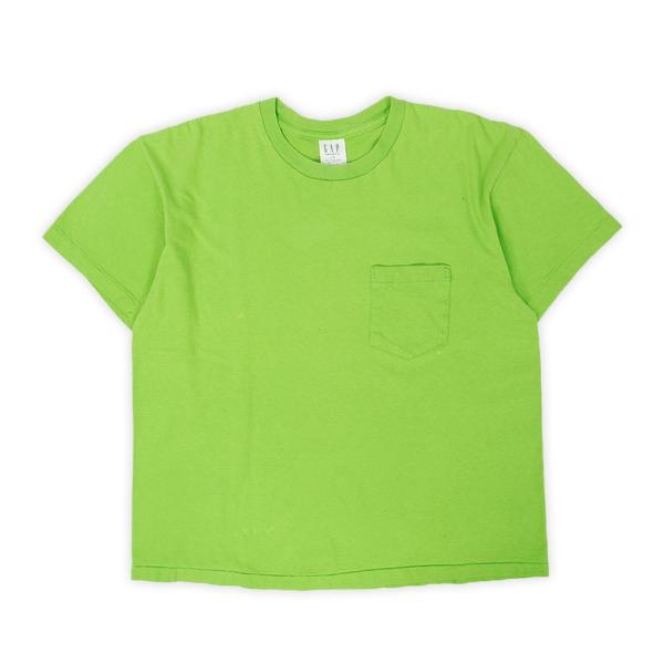 オールドギャップ OLD GAP 90s ポケT ポケットTシャツ 無地 ブランク USA製 シング...