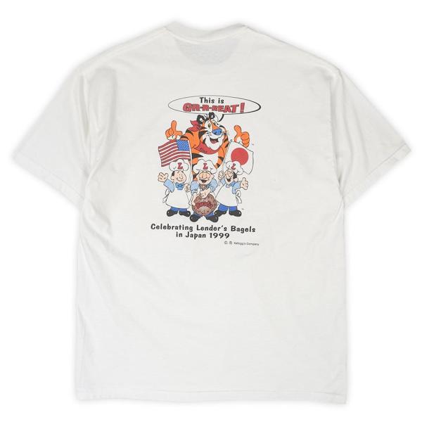 ケロッグ Kellogg's 90s Tシャツ ベーグル トニー・ザ・タイガー ビンテージ 珍品 U...