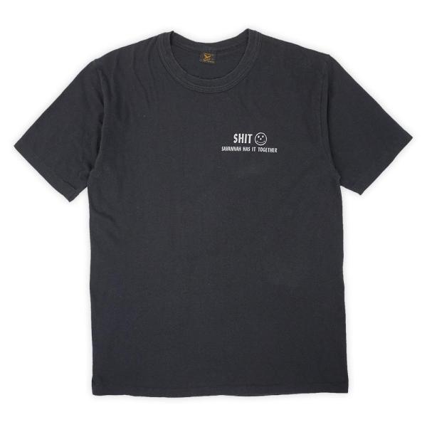 NECAA 80s プリントTシャツ スマイルマーク フェード シングルステッチ 両面 オールド ヴ...