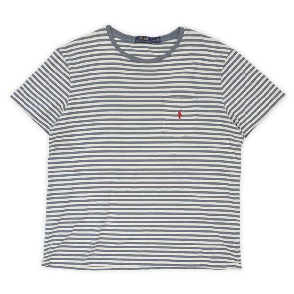 ポロラルフローレン POLO RALPH LAUREN 00s ボーダー ポケットTシャツ ポケT ...