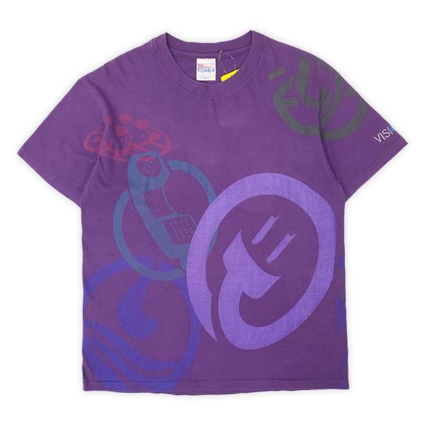 Vision Utility Service 90s オーバープリントTシャツ MADE IN US...