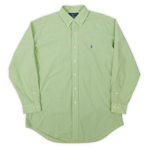 ポロラルフローレン 90's ボタンダウンシャツ BD POLO YARMOUTH 古着 (-806...