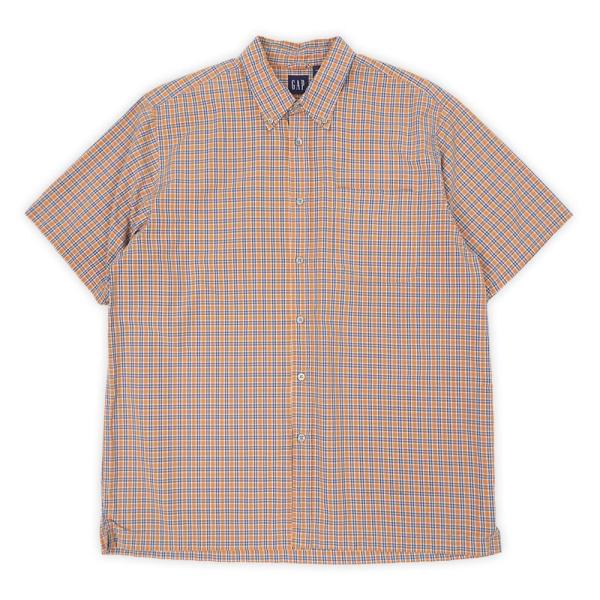 オールドギャップ OLD GAP 00s ボタンダウンシャツ 半袖 ボックス 旧タグ USA ビンテ...