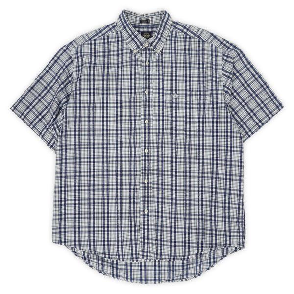 ドッカーズ DOCKERS 90s シアサッカー ボタンダウンシャツ 半袖 BD Levi's傘下 ...