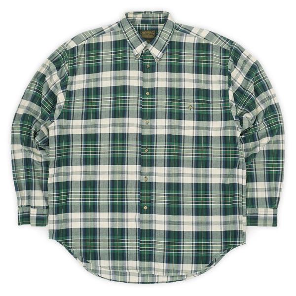 エディーバウアー Eddie Bauer 90s ボタンダウンシャツ 黒タグ オールド ヴィンテージ...