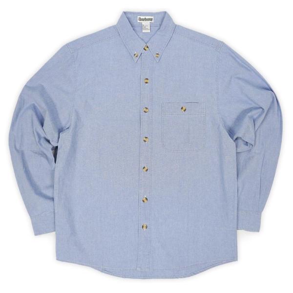 未使用 デッドストック 00s sea harbor シャンブレー ボタンダウンシャツ フィッシング...