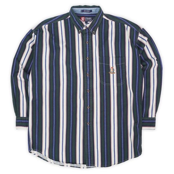 チャップス ラルフローレン CHAPS Ralph Lauren 90s ボタンダウンシャツ ストラ...