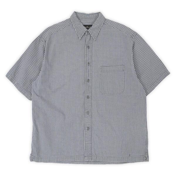 エディーバウアー Eddie Bauer 00s レギュラーカラーシャツ 半袖 ボックス USA ビ...