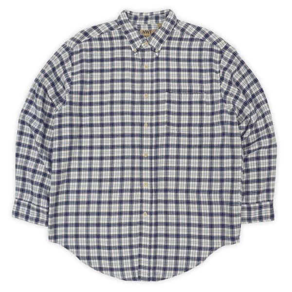 ノースウエストテリトリー NORTHWEST TERRITORY 美品 90s フランネルボタンダウ...