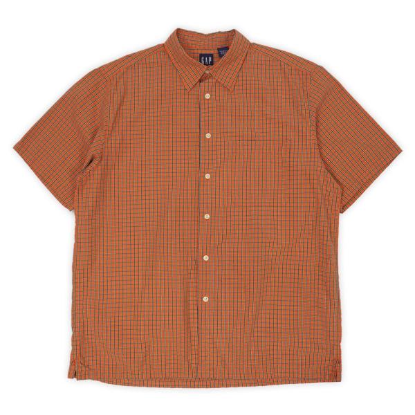 オールドギャップ OLD GAP 00s レギュラーカラーシャツ 半袖 ボックス 旧タグ USA 古...