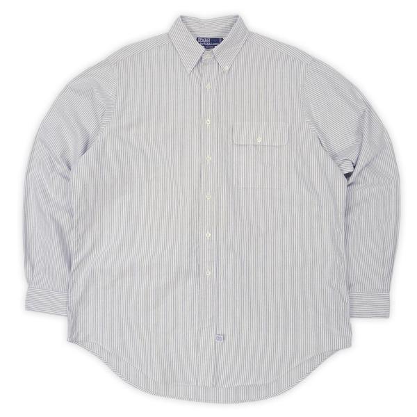 ポロラルフローレン POLO RALPH LAUREN 90s 90年代 ストライプ柄 ボタンダウン...