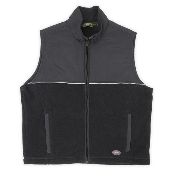 エディーバウアー Eddie Bauer 00s ナイロン×フリースベスト ポーラテック POLAR...
