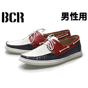 BCR BC723 デッキシューズ風パンチングシューズ BC-723 メンズ 靴 ボート カジュアル シューズ トリコ 01-12307237｜hi-style