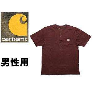 カーハート ワークウェア ポケット ショート スリーブ オリジナル フィット Tシャツ 男性用 CARHARTT 半袖Ｔシャツ ポート 01-20250207｜hi-style