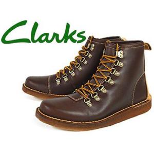 CLARKS クラークス 靴 ブーツ セイントキルダパーク メンズ 茶 10130211｜hi-style