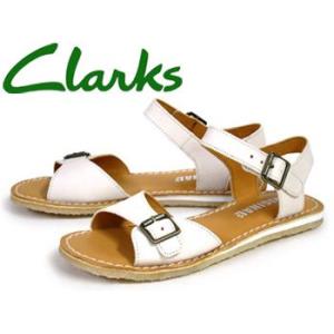 CLARKS クラークス 靴 サンダル ケストラルソア レディース 白 10132827｜hi-style
